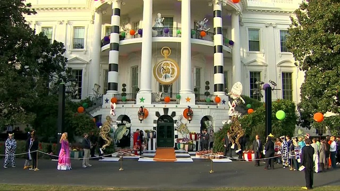 Dernier Halloween à la Maison-Blanche pour les Obama - VIDEO