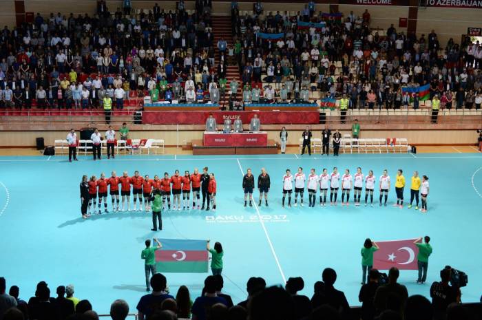 Baku-2017 Handball: Aserbaidschanische Frauenhandballmannschaft gewinnt Endspiel der Islamiada