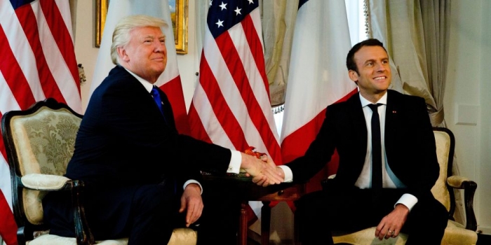 Amid divisions with Macron, Trump to travel to Paris to discuss Syria, terrorism