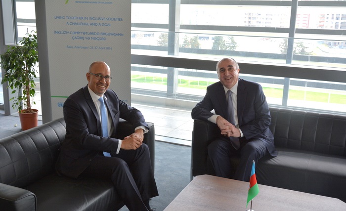 Azerbaijani FM discusses Karabakh conflict with French secretary of state