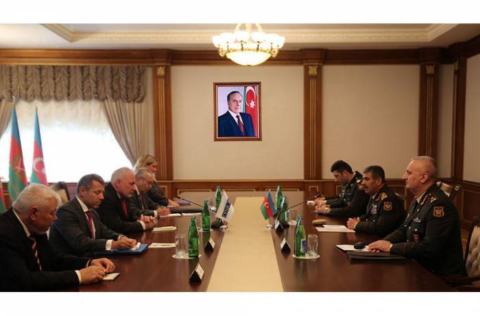 Zakir Gasanov se encontró con los copresidentes de OSCE