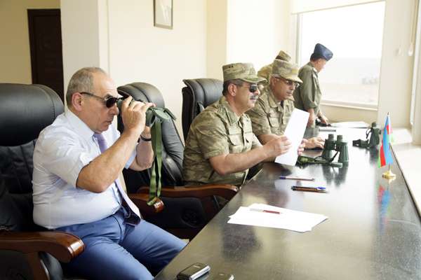 Azerbaijani army carries out combat firing practice | PHOTOS