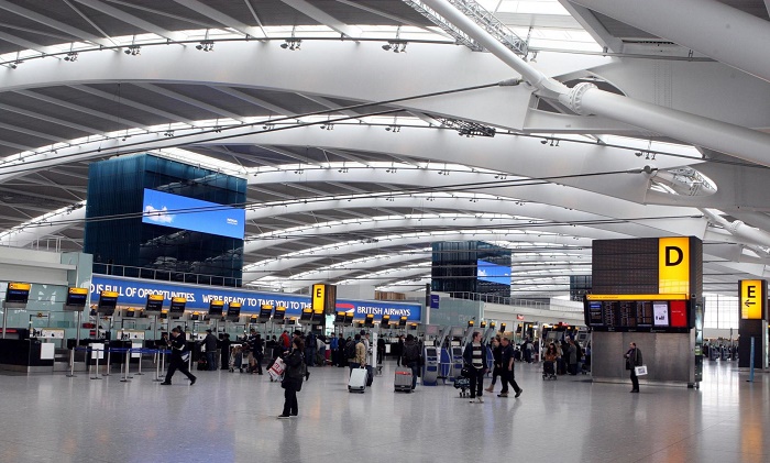 Man arrested at Heathrow airport charged with terrorism offence