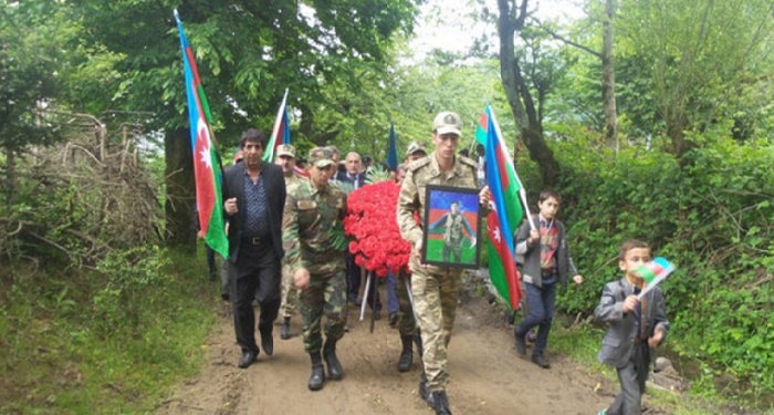 Azerbaijani serviceman killed in Armenian diversion buried