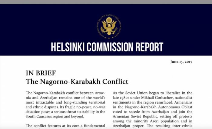 Helsinki-Kommission veröffentlicht Bericht über den Berg-Karabach-Konflikt