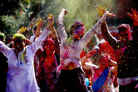 Colourful Holi celebrations - PHOTOS