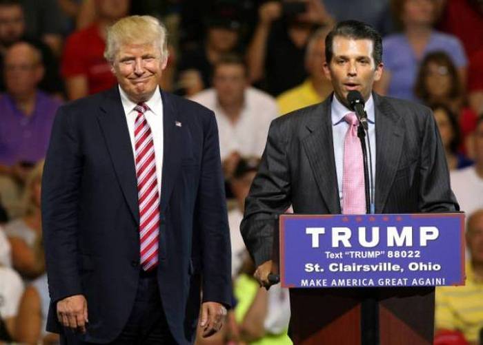 El hijo de Trump intercambió mensajes privados con Wikileaks durante la campaña electoral