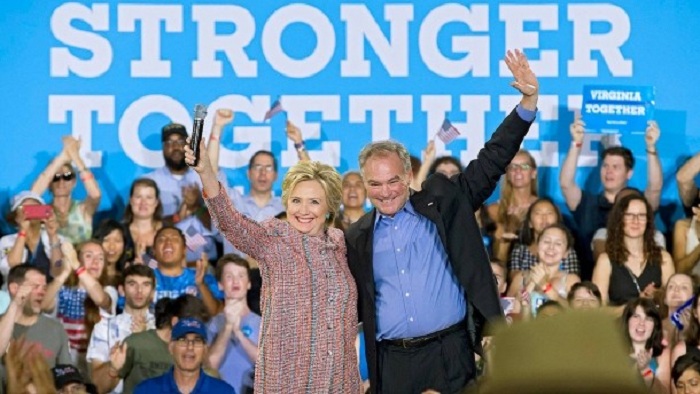Clinton erklärt Senator Tim Kaine zu ihrem Vize
