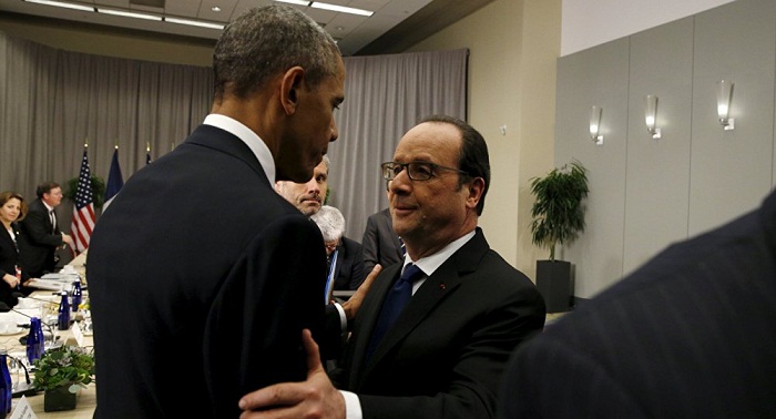 Obama et Hollande réaffirment leur détermination à lutter contre l`EI