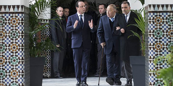 Visite surprise de Hollande à la Grande mosquée de Paris