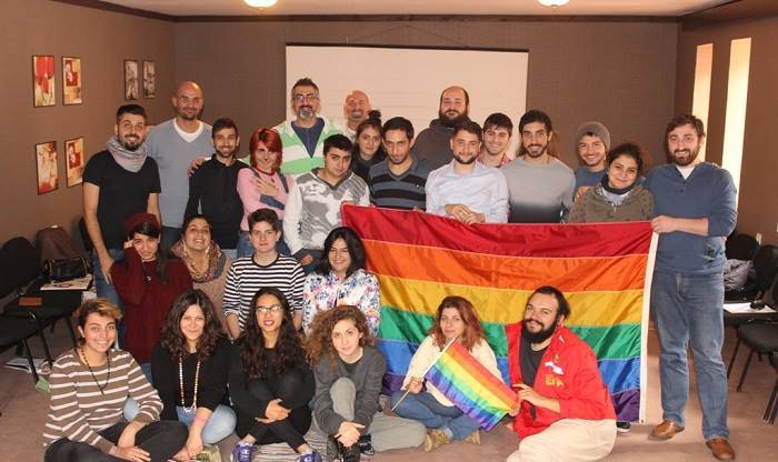 Ermənistanda homoseksuallar etiraz edir 