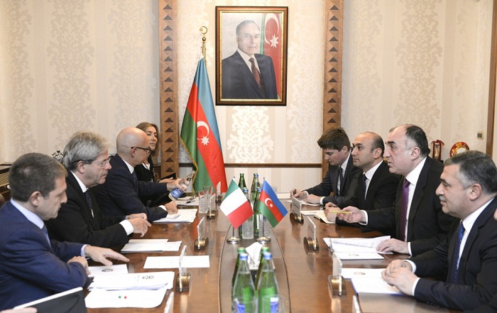 Le MAE azerbaïdjanais rencontre son homologue italien