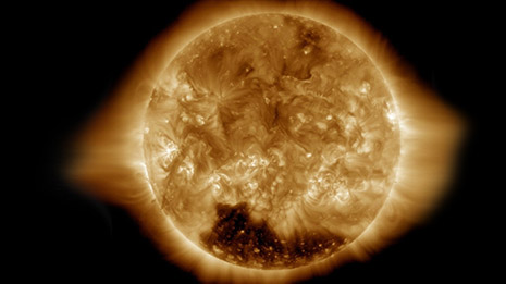 NASA detects enormous `coronal hole` on Sun