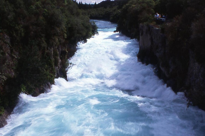 Neuseeland: Huka-Wasserfälle mit Bodyboard bezwungen-VIDEO