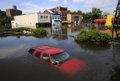 Global warming: sea levels north of New York `rise by record 128mm`