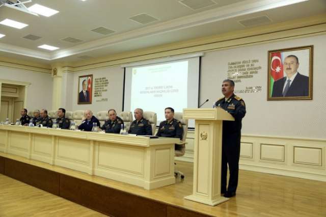 Azerbaijan’s Defense Ministry holds extended session of Board on results of 2017

