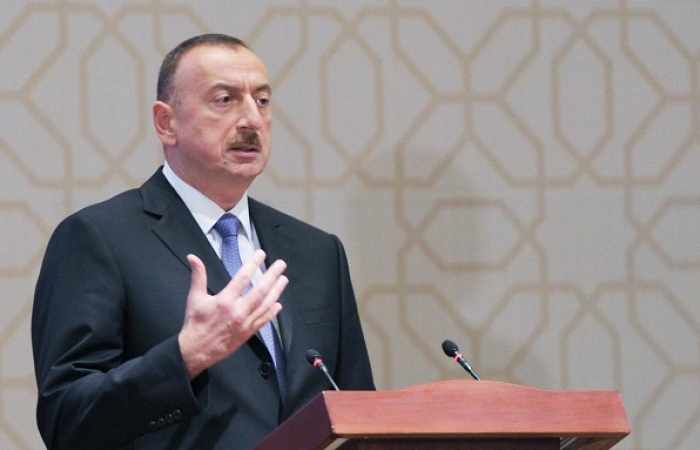 Armenian leadership tries to create global confrontation - Ilham Aliyev

