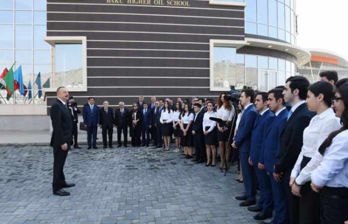 No other state constructs buildings for journalists - Ilham Aliyev 