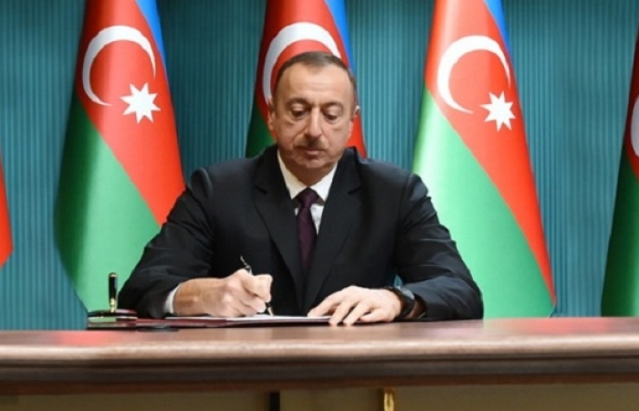 President Ilham Aliyev awards Interior Troops servicemen