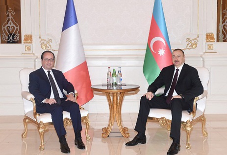Azerbaijani, French presidents mull Karabakh conflict