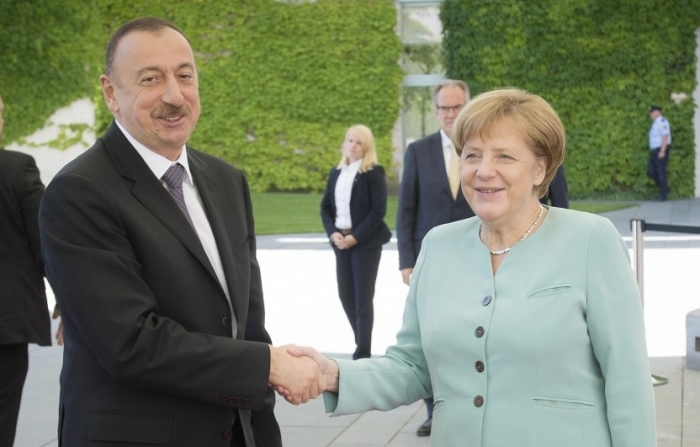 President Ilham Aliyev congratulates Merkel on election win