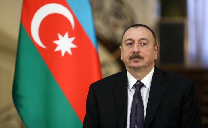 Ilham Aliyev attends dinner party hosted for participants of session of CIS Heads of State Council
