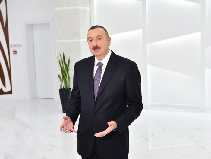 الهام علييف: "اليوم أذربيجان معروفة بأنها دولة رياضية"