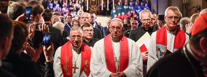 500 Jahre Reformation Papst betet mit Protestanten