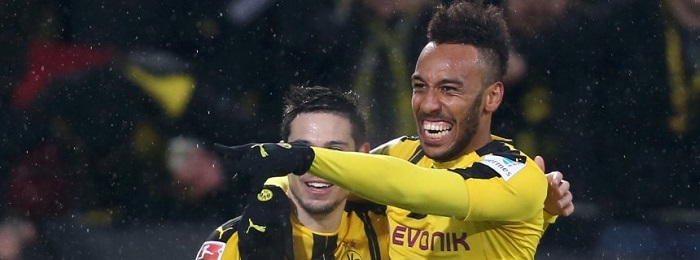 Aubameyang köpft Dortmund zum Sieg über Leipzig
