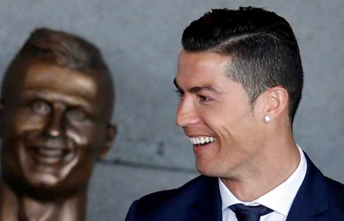 Nur Spott für die Ronaldo-Büste