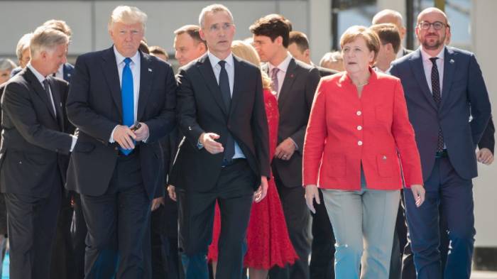 Trump im Nato-Hauptquartier: Er will alles, und er will es jetzt