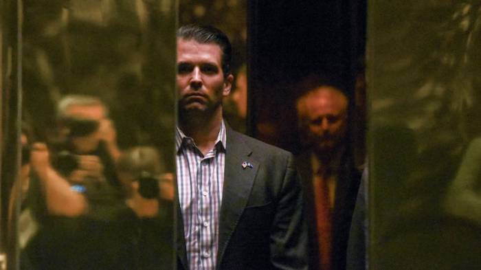 Donald Trump jr. unter Druck