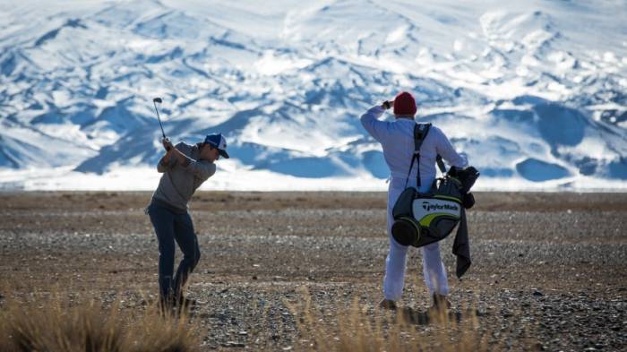 Längste Golfbahn der Welt in Mongolei