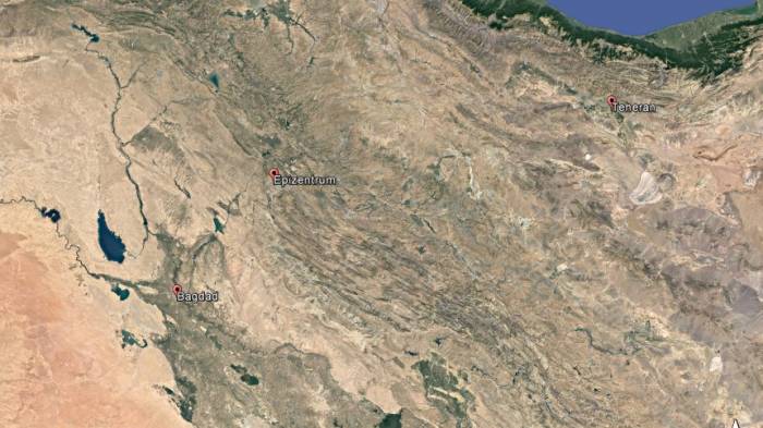 Schweres Erdbeben erschüttert Iran und Irak - 328 Tote und 2500 Verletzte