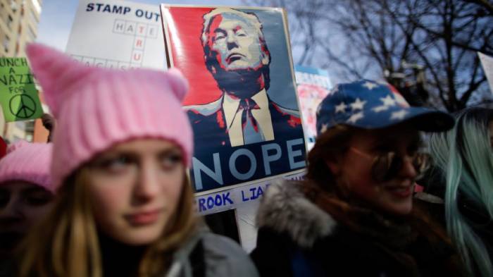 Zehntausende demonstrieren in US-Städten gegen Trump