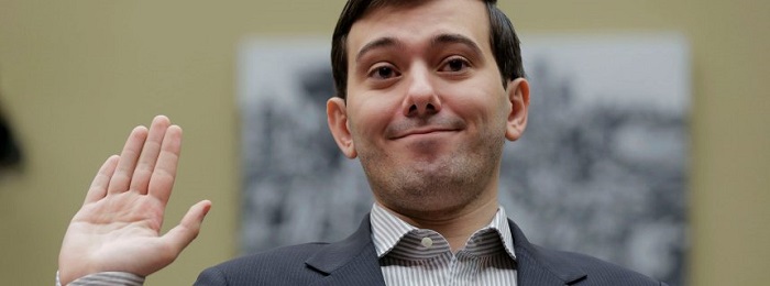 Martin Shkreli verlost Punch ins Gesicht