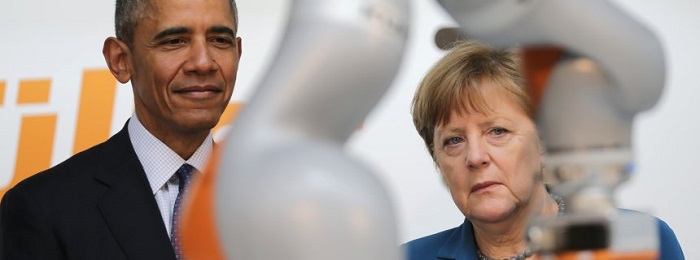 Obama und Merkel in Hannover: Jeder durch seine Brille