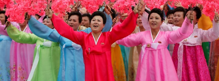 Nordkorea: Love Parade für Kim