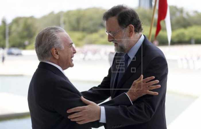 Rajoy y Temer se elogian sus reformas y ven vía abierta a nuevas inversiones