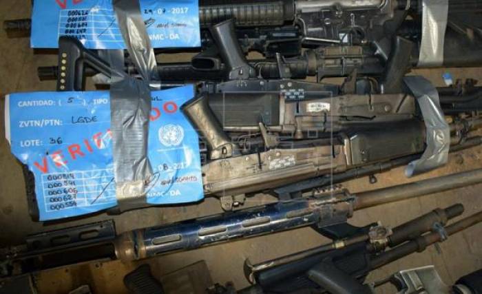 La ONU da por concluido el desmantelamiento de escondites de armas de las FARC
