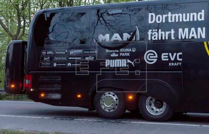 Detenido un sospechoso por el atentado contra el autobús del Dortmund