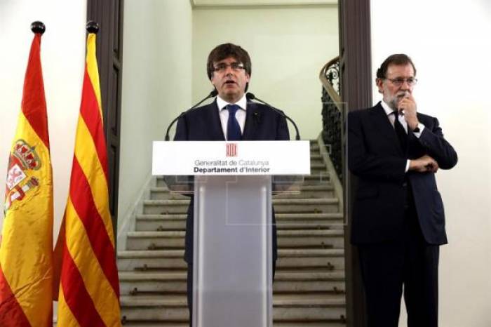 Puigdemont llama a la participación masiva en la manifestación de Barcelona
