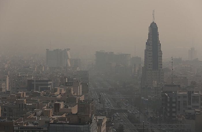 412 citizens die of air pollution in Tehran in 23 days