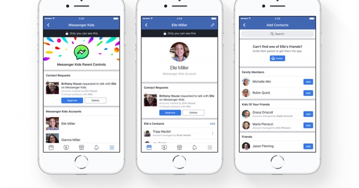 Facebook launches a version of Messenger for young children