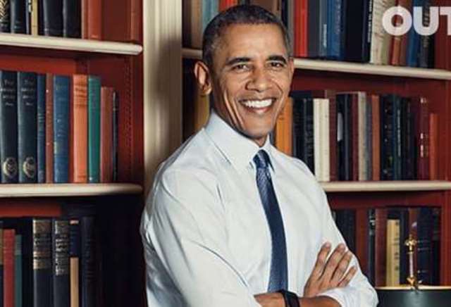 Obama geylərin jurnalında - Tarixdə ilk dəfə