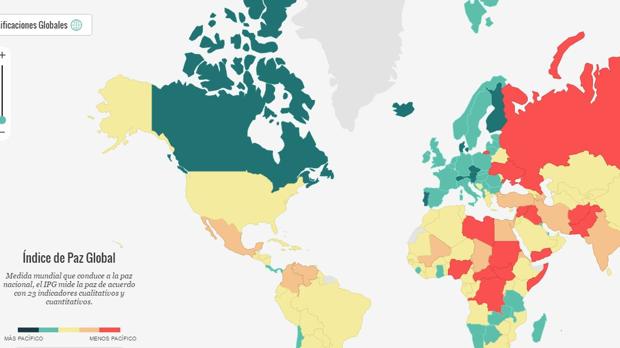 Índice de Paz Global: estos son los países con menos conflictos del mundo