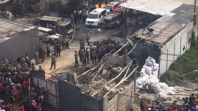 Explosion and fire at Indonesia firecracker factory kills 47, injures dozens