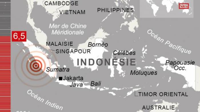 Indonésie: séisme de magnitude 6,6 dans les îles Célèbes