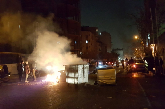 2 reportedly killed as mass protests in Iran turn violent