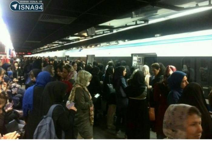 Tehran metrosunda qəza - 50 nəfər yaralanıb